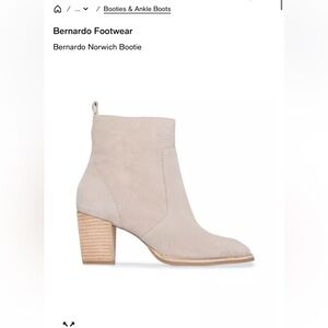 Bernardo Heeled Suede Booties